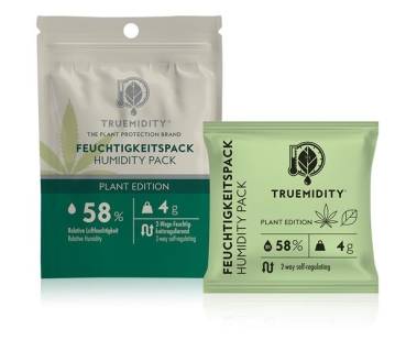 Truemidity® Plant Feuchtigkeitspacks 2-Wege Feuchtigkeitsregulator 58%, 4g